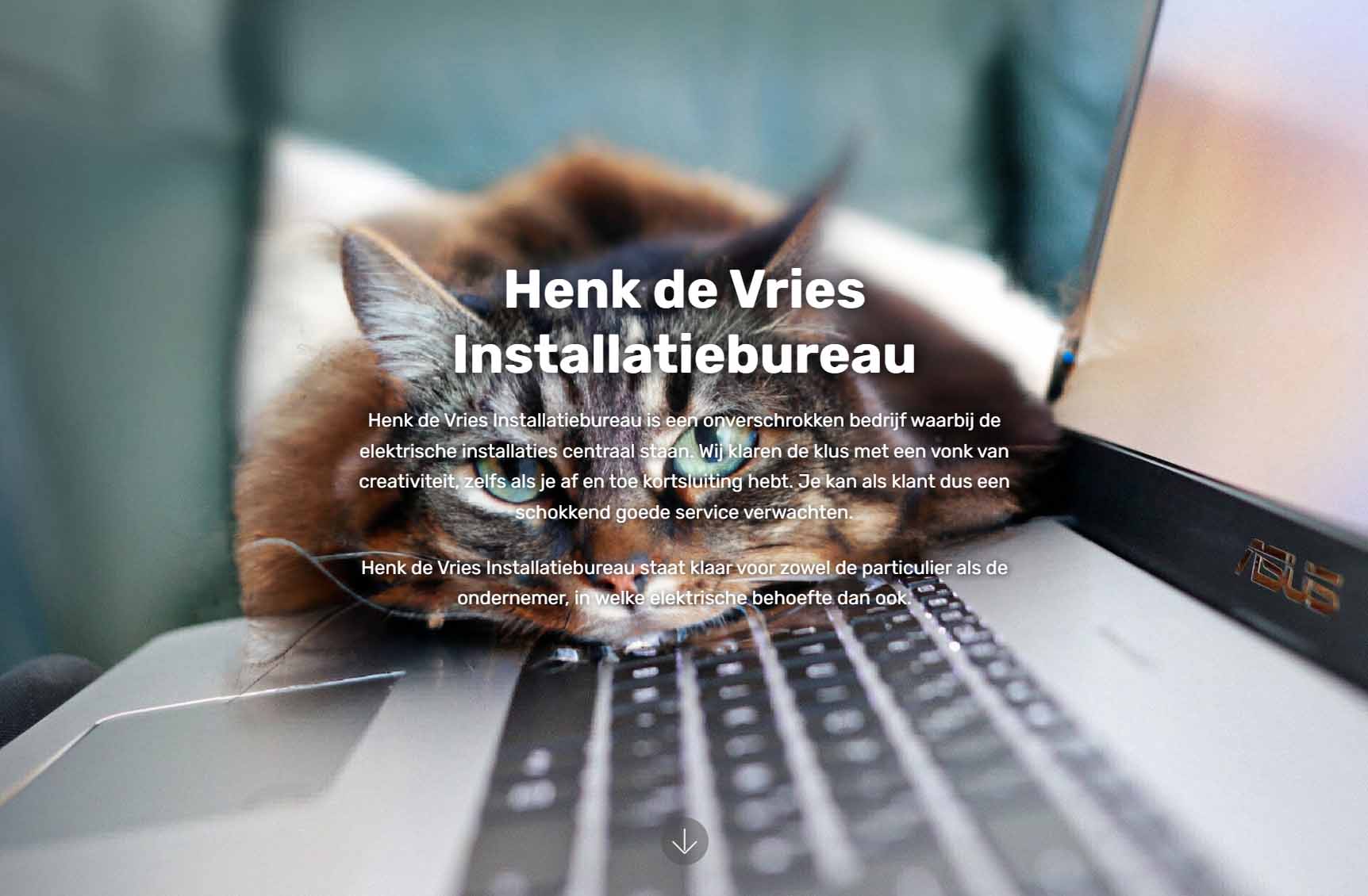 Henk de Vries Installatiebureau Website